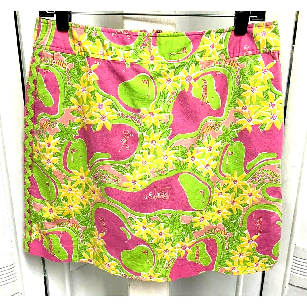 Lilly Pulitzer Skort Honda Classic Golf Floral EXC